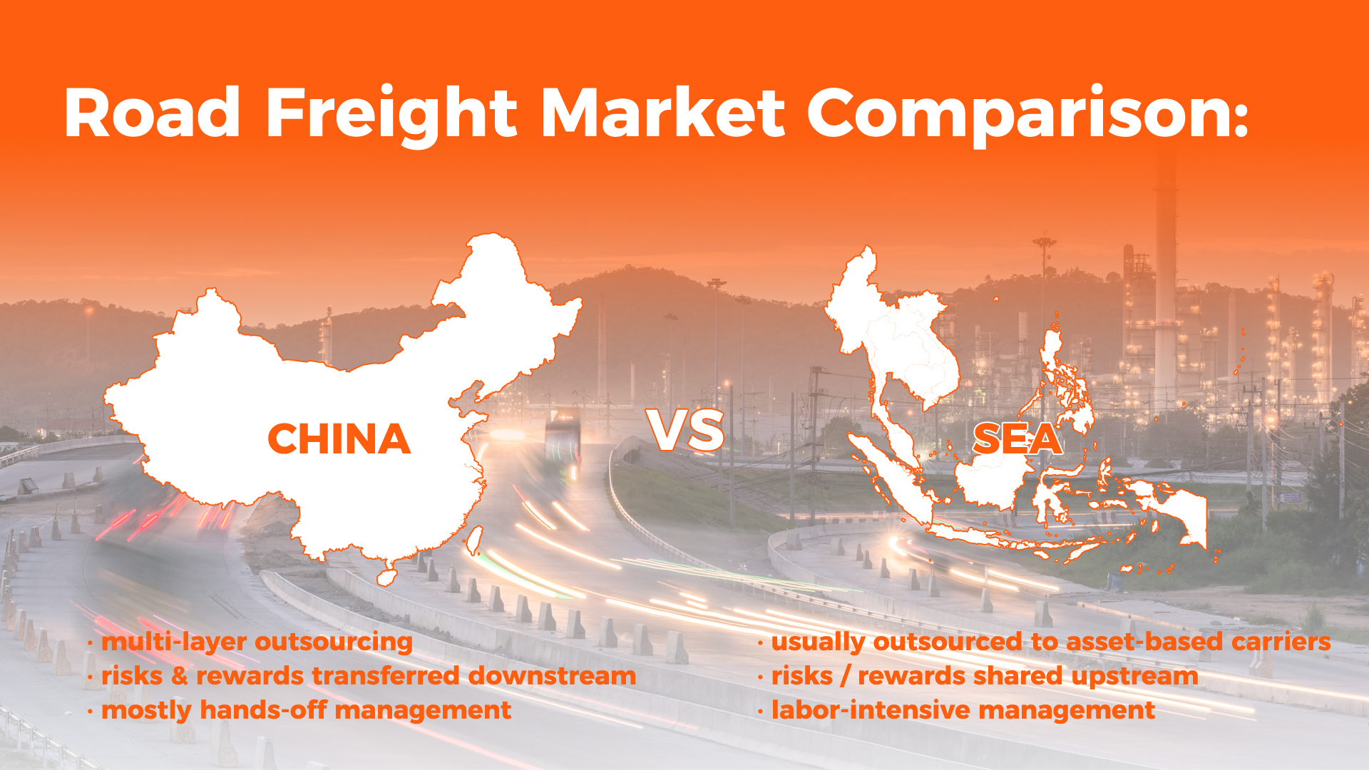 How Different are Road Freight Markets in China and South-East Asia?